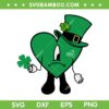 Bad Bunny St Patricks Day SVG PNG, Sad Heart Shamrock SVG, Bad Bunny Heart DXF EPS SVG PNG