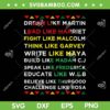Black History Month Dream Like Martin SVG PNG, African American Activists SVG, Black History DXF EPS SVG PNG