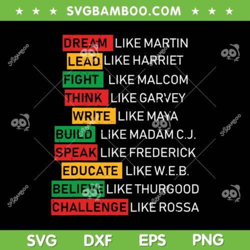 Black History Month Quote SVG PNG, African American SVG, Celebration Juneteenth DXF EPS SVG PNG