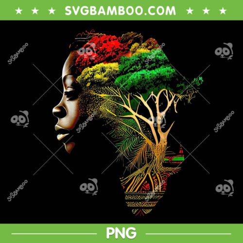 Black History Month Roots PNG, African American Ancestors Roots PNG, African Roots PNG