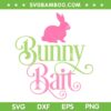 Bunny Bait SVG PNG, Funny Easter Bunny SVG, Bunny Bait Easter DXF SVG PNG EPS