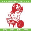 Cheerleader Go Chiefs SVG PNG, Kansas City Chiefs SVG, Chiefs Football DXF EPS SVG PNG