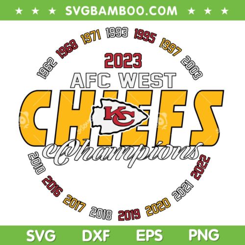 Chiefs AFC Champions SVG PNG, Kansas City Chiefs Win Super Bowl 57 SVG, Patrick Mahomes MVP DXF EPS SVG PNG