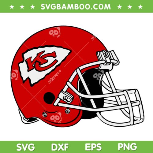 Chiefs Helmet SVG PNG, Kansas City Chiefs Helmet SVG, Chiefs Football NFL DXF EPS SVG PNG