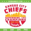 Chiefs LVII Champions SVG PNG, KC Chiefs Superbowl Champions 2023 SVG, NFL Football DXF EPS SVG PNG