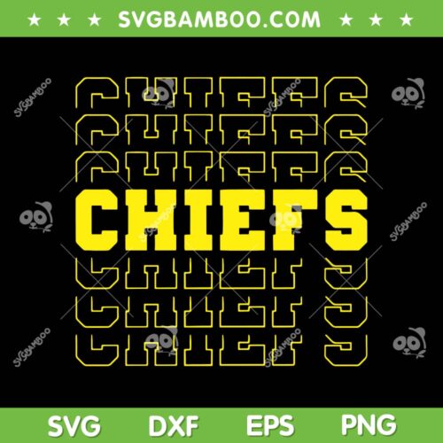 Chiefs Monogram SVG PNG, Kansas City Chiefs SVG, Chiefs Football DXF EPS SVG PNG