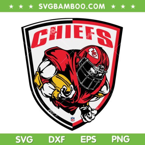 KC Chiefs Helmet SVG PNG, Chiefs Helmet SVG, Kansas City Chiefs DXF EPS SVG PNG