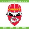 Chiefs Skull SVG PNG, Kansas City Chiefs Skull SVG, Chiefs Football DXF EPS SVG PNG