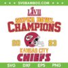 Chiefs Super Bowl 2023 Champions SVG, Kansas City Chiefs Champions SVG PNG, NFL Super Bowl 57 Champs DXF EPS SVG PNG Chiefs Super Bowl 2023 Champions SVG, Kansas City Chiefs Champions SVG PNG, NFL Super Bowl 57 Champs DXF EPS SVG PNG