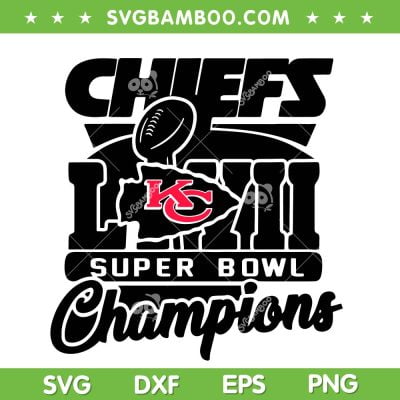 Chiefs Super Bowl 2023 SVG PNG, Super Bowl Champions SVG, NFL Football DXF EPS SVG PNG Chiefs Super Bowl 2023 SVG PNG, Super Bowl Champions SVG, NFL Football DXF EPS SVG PNG