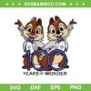 Chip And Dale 100 Years Of Wonder SVG PNG, Disney 100 Years Of Wonder SVG, 100 Years DXF EPS SVG PNG Chip And Dale 100 Years Of Wonder SVG PNG, Disney 100 Years Of Wonder SVG, 100 Years DXF EPS SVG PNG