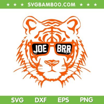 Cincinnati Tiger Burrow SVG PNG, Tiger Joe Brr SVG, Joe Burrow DXF EPS SVG PNG Cincinnati Tiger Burrow SVG PNG, Tiger Joe Brr SVG, Joe Burrow DXF EPS SVG PNG