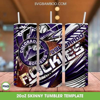 Colorado Rockies Tumbler Wrap PNG, MLB Colorado Rockies Tumbler Template Sublimation, Baseball Logo 20oz Skinny Tumbler PNG Colorado Rockies Tumbler Wrap PNG, MLB Colorado Rockies Tumbler Template Sublimation, Baseball Logo 20oz Skinny Tumbler PNG