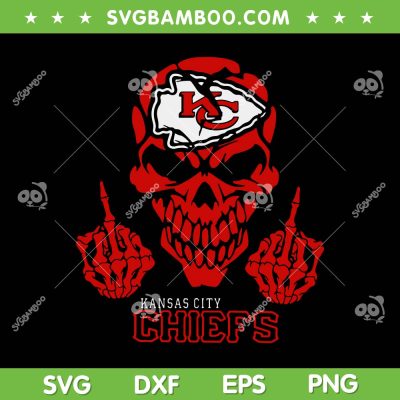 Cool Skull Kansas City Chiefs SVG PNG, Skull Chiefs Midle Finger SVG, Kansas City Digital Downloads Cool Skull Kansas City Chiefs SVG PNG, Skull Chiefs Midle Finger SVG, Kansas City Digital Downloads