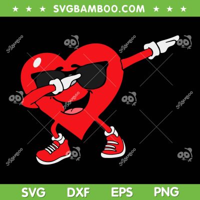 Dabbing Heart SVG PNG, Valentine Heart Sunglasses SVG, Funny Valentines Day DXF EPS SVG PNG Dabbing Heart SVG PNG, Valentine Heart Sunglasses SVG, Funny Valentines Day DXF EPS SVG PNG