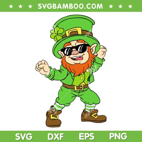 Dancing Leprechauns St Patricks SVG PNG, Funny Dance Leprechauns SVG, St Patricks Day DXF SVG PNG EPS