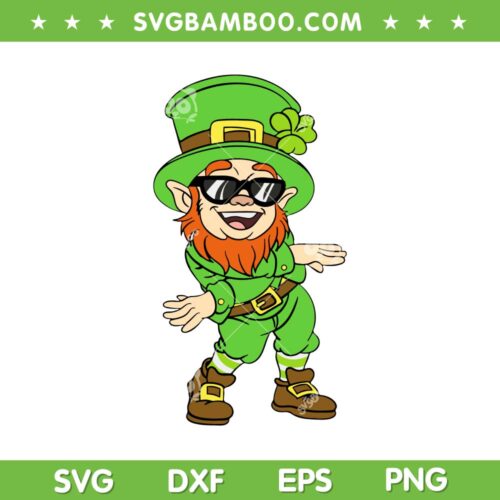 Dancing Leprechauns St Patricks Day SVG PNG, Happy Leprechauns SVG, Funny St Patricks Day DXF SVG PNG EPS