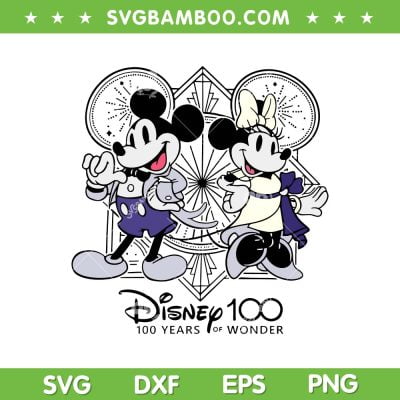 Disney 100 Years Of Wonder SVG PNG, Mickey And Minnie 100 Years Of Wonder SVG, Disney 100 Years DXF EPS SVG PNG Disney 100 Years Of Wonder SVG PNG, Mickey And Minnie 100 Years Of Wonder SVG, Disney 100 Years DXF EPS SVG PNG