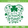 Disney Mouse Happy St Patricks Day SVG PNG, Mickey Shamrock SVG, St Patricks Day DXF EPS SVG PNG Disney Mouse Happy St Patricks Day SVG PNG, Mickey Shamrock SVG, St Patricks Day DXF EPS SVG PNG