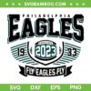 Eagles Championship 2023 SVG PNG, Eagles School SVG, Sports Team DXF EPS SVG PNG Eagles Championship 2023 SVG PNG, Eagles School SVG, Sports Team DXF EPS SVG PNG