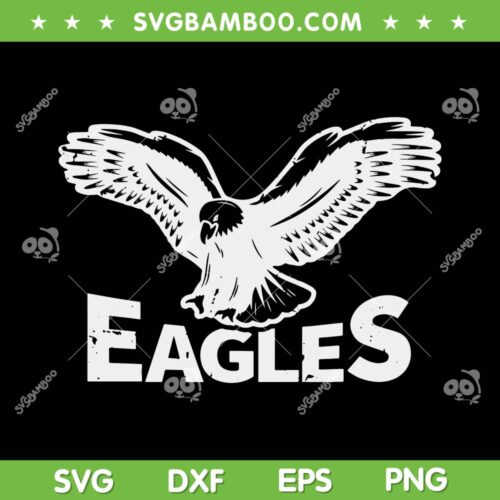 Eagles Fly Vintage SVG PNG, Philadelphia Fly Eagles SVG, Philadelphia Eagle DXF EPS SVG PNG
