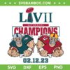 Eagles Vs Chiefs Super Bowl 2023 SVG PNG, LVII Champions 2023 SVG, NFL Football DXF EPS SVG PNG Eagles Vs Chiefs Super Bowl 2023 SVG PNG, LVII Champions 2023 SVG, NFL Football DXF EPS SVG PNG