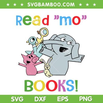 Elephant And Piggie Read Mo Books SVG PNG, Piggie Elephant And Book SVG, Elephant And Piggie DXF SVG PNG EPS Elephant And Piggie Read Mo Books SVG PNG, Piggie Elephant And Book SVG, Elephant And Piggie DXF SVG PNG EPS