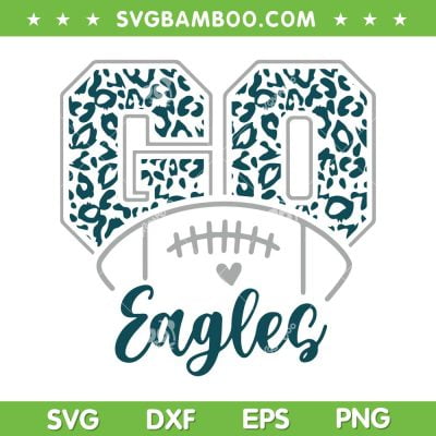 Go Eagles Football Leopard SVG PNG, Go Eagles Leopard SVG, Leopard Mascot DXF EPS SVG PNG Go Eagles Football Leopard SVG PNG, Go Eagles Leopard SVG, Leopard Mascot DXF EPS SVG PNG