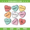 Heart Valentines Day Accept Adapt Advocate SVG PNG, Valentine Education Teacher SVG, Valentines Day DXF EPS SVG PNG