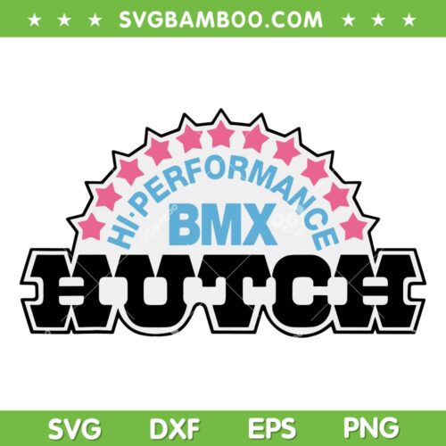 Hi Performance BMX Hutch SVG PNG, Hutch BMX Racing SVG, World Champion DXF SVG PNG EPS