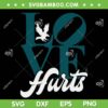 Love Hurts SVG PNG, Hurts So Good Eagles SVG, Vintage Philly Lover For Fan DXF EPS SVG PNG