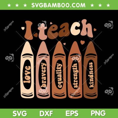 I Teach Black History Month SVG PNG, Melanin Afro African Teacher SVG, Melanin Teacher DXF EPS SVG PNG