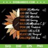 Inspiring Black Leader Flower Black History Month SVG PNG, Dream Like Martin SVG, Juneteenth DXF EPS SVG PNG