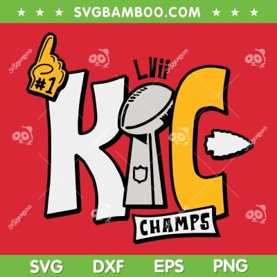 Chiefs Champions SVG PNG DXF EPS, Kansas City Chiefs World Champs SVG, Chiefs Football Digital Downloads