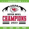 Kansas City Chiefs Champions 2023 SVG PNG, Chiefs Win Super Bowl SVG, NFL Chiefs Champ DXF EPS SVG PNG Kansas City Chiefs Champions 2023 SVG PNG, Chiefs Win Super Bowl SVG, NFL Chiefs Champ DXF EPS SVG PNG