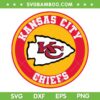 Kansas City Chiefs Circle Logo SVG PNG, KC Football Logo SVG, Chiefs Digital Downloads