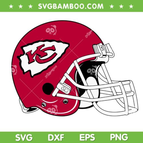 Kansas City Chiefs Helmet SVG PNG, Kelce Helmet Kansas City SVG, Football Helmet DXF EPS SVG PNG