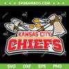 Kansas City Chiefs Native SVG PNG, KC Chiefs Football SVG, Football Teams DXF EPS SVG PNG