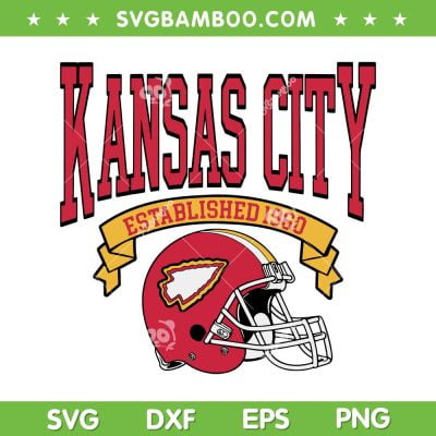 Kansas City Football Est 1960 SVG PNG, Kansas City Established 1960 SVG, KC Chiefs DXF EPS SVG PNG Kansas City Football Est 1960 SVG PNG, Kansas City Established 1960 SVG, KC Chiefs DXF EPS SVG PNG