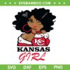 Kansas City Girl SVG PNG, Chiefs Black Girl SVG, Kansas City Chiefs DXF EPS SVG PNG Kansas City Girl SVG PNG, Chiefs Black Girl SVG, Kansas City Chiefs DXF EPS SVG PNG