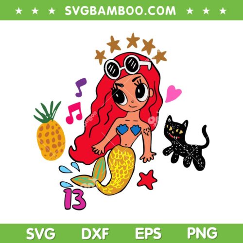Karol G Sirenita With Cat SVG PNG, Karol G Manana Sera SVG, La Bichota Sirenita DXF SVG PNG EPS