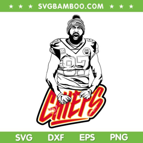 Kelce Bowl SVG PNG, Travis Kelce Kansas City Chiefs SVG, Travis Kelce 87 SVG DXF EPS SVG PNG