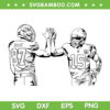 Kelce Mahomes High Five SVG PNG, Kelce Bowl SVG, Chiefs Football DXF EPS SVG PNG