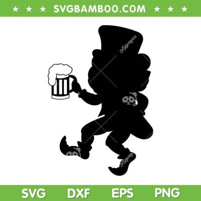 Leprechaun With Beer SVG PNG, Leprechaun Drinking A Beer SVG, St Patricks Day DXF SVG PNG EPS Leprechaun With Beer SVG PNG, Leprechaun Drinking A Beer SVG, St Patricks Day DXF SVG PNG EPS