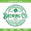 Leprechaun Brewing Co Lucky Charm SVG PNG, Leprechaun Lucky Spirits SVG, Shamrock St Patricks Day DXF SVG PNG EPS Leprechaun Brewing Co Lucky Charm SVG PNG, Leprechaun Lucky Spirits SVG, Shamrock St Patricks Day DXF SVG PNG EPS