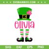 Leprechaun Girl Name Frame SVG PNG, Leprechaun Olivia SVG, St Patricks Day DXF SVG PNG EPS Leprechaun Girl Name Frame SVG PNG, Leprechaun Olivia SVG, St Patricks Day DXF SVG PNG EPS
