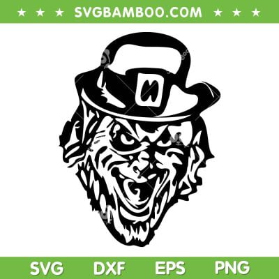 Leprechaun St Patricks Day SVG PNG, Funny Leprechaun SVG, Happy St Patricks Day DXF SVG PNG EPS