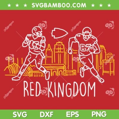 Mahomes Red Kingdom SVG PNG, Chiefs Kingdom SVG, Kansas City DXF EPS SVG PNG