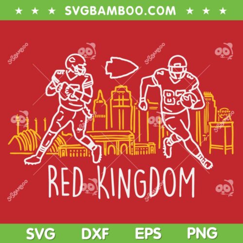 Mahomes Red Kingdom SVG PNG, Chiefs Kingdom SVG, Kansas City DXF EPS SVG PNG