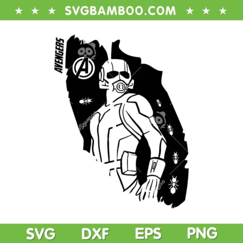 Marvel Avengers Antman SVG PNG, Ant Man SVG, Super Hero DXF EPS SVG PNG